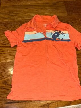 Garanimals Coral Polo with Stripes Size 8